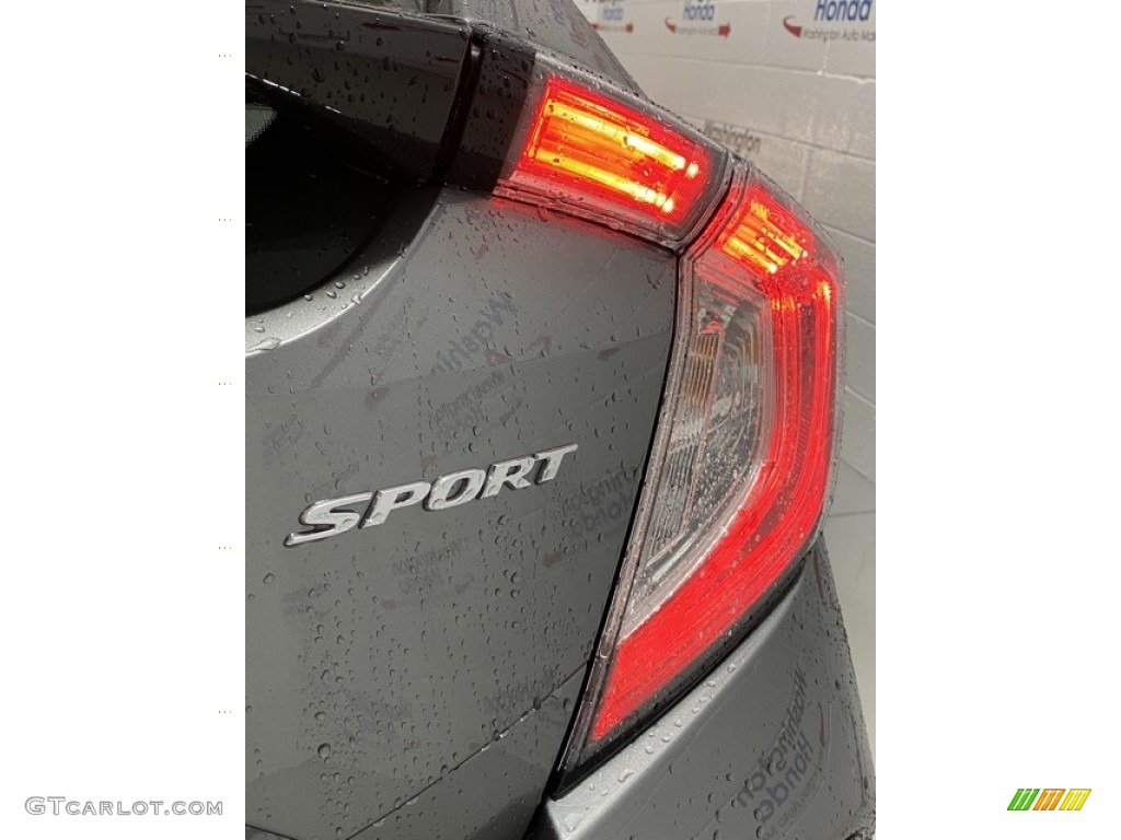 2020 Civic Sport Hatchback - Polished Metal Metallic / Black photo #21