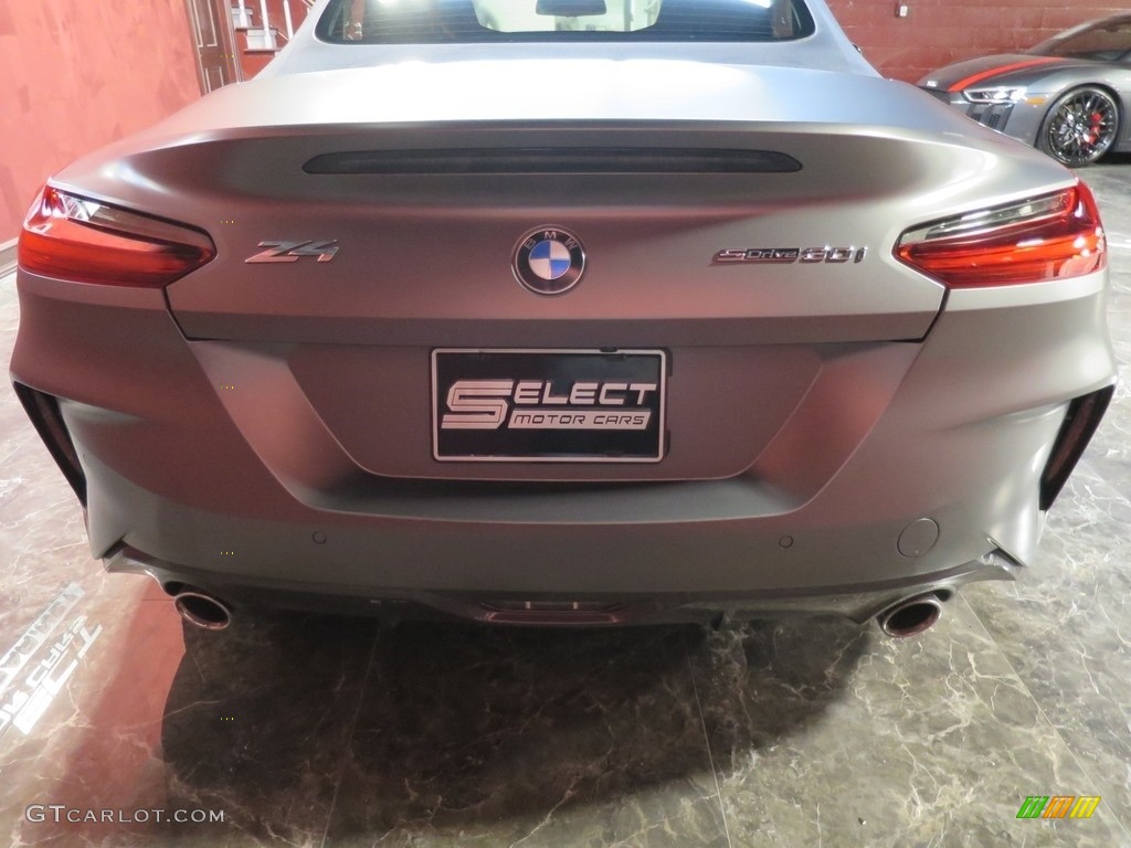 2019 Z4 sDrive30i - Frozen Grey II Metallic / Magma Red photo #6