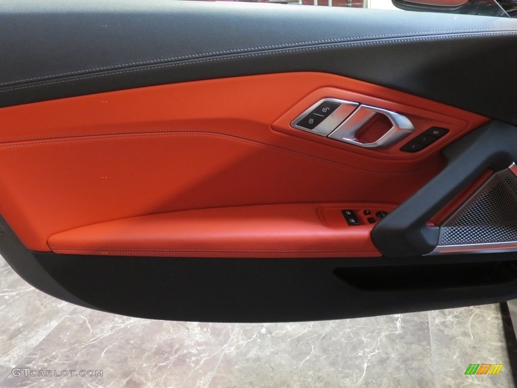 2019 Z4 sDrive30i - Frozen Grey II Metallic / Magma Red photo #9