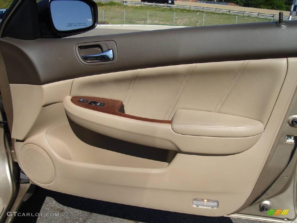 2006 Accord EX-L Sedan - Desert Mist Metallic / Ivory photo #18