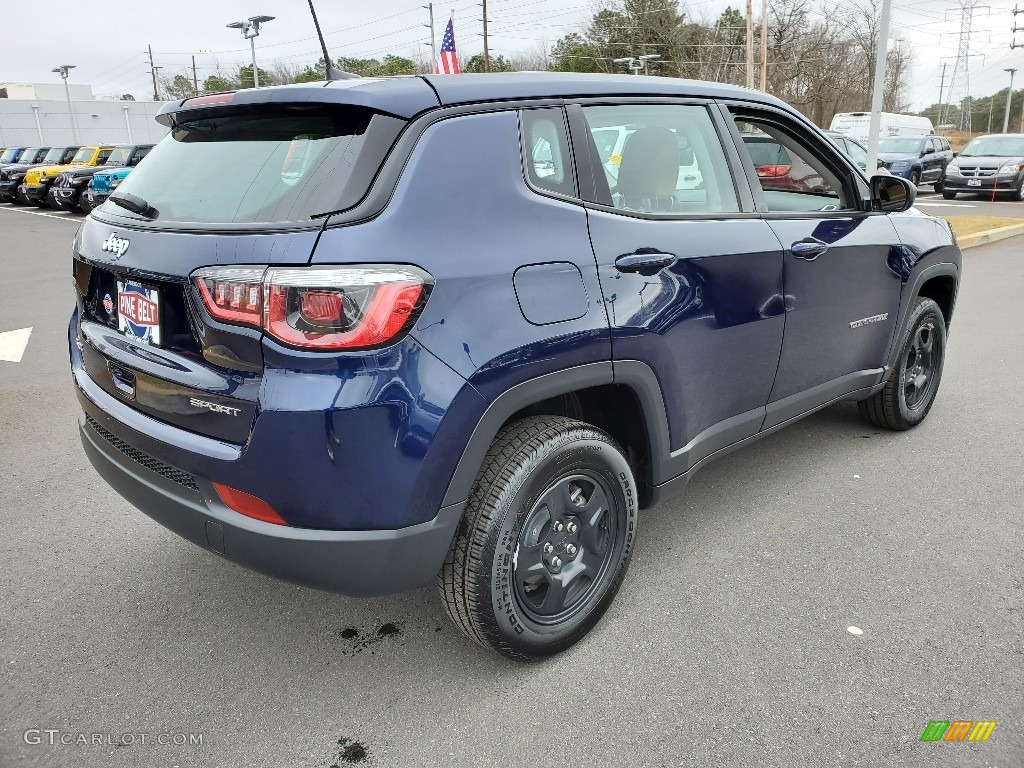 2020 Compass Sport 4x4 - Jazz Blue Pearl / Sandstorm/Black photo #17