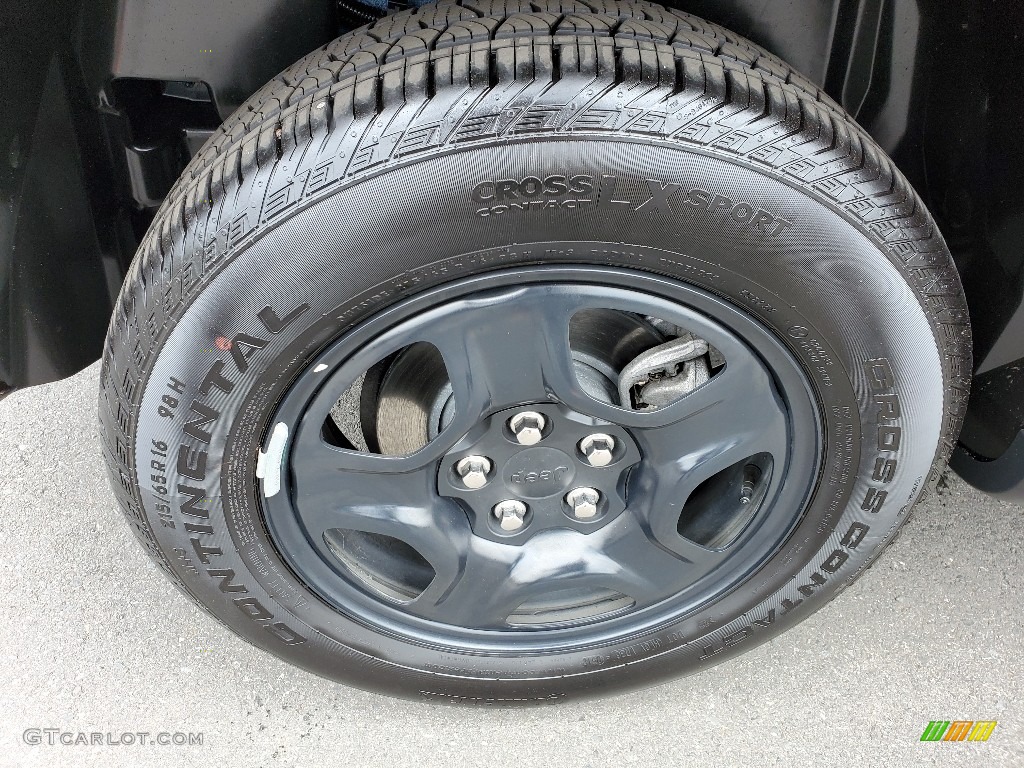 2020 Compass Sport 4x4 - Jazz Blue Pearl / Sandstorm/Black photo #25