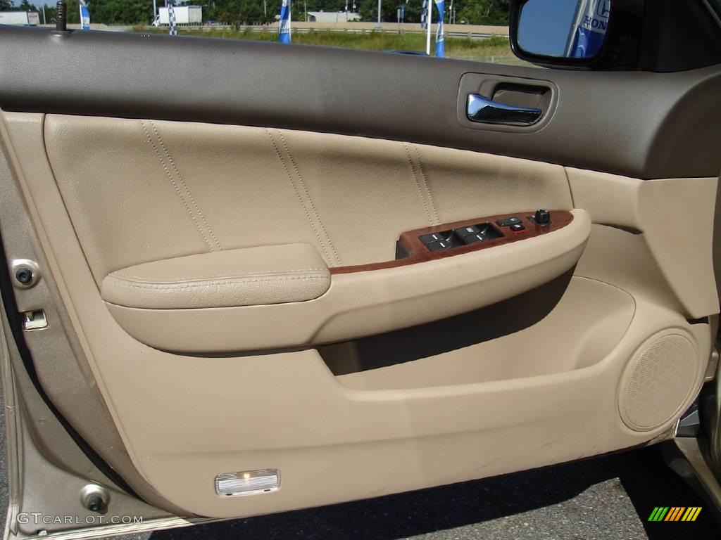 2006 Accord EX-L Sedan - Desert Mist Metallic / Ivory photo #20
