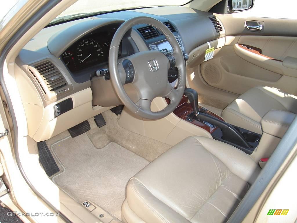 2006 Accord EX-L Sedan - Desert Mist Metallic / Ivory photo #21