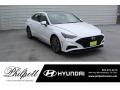 2020 Quartz White Hyundai Sonata Limited  photo #1