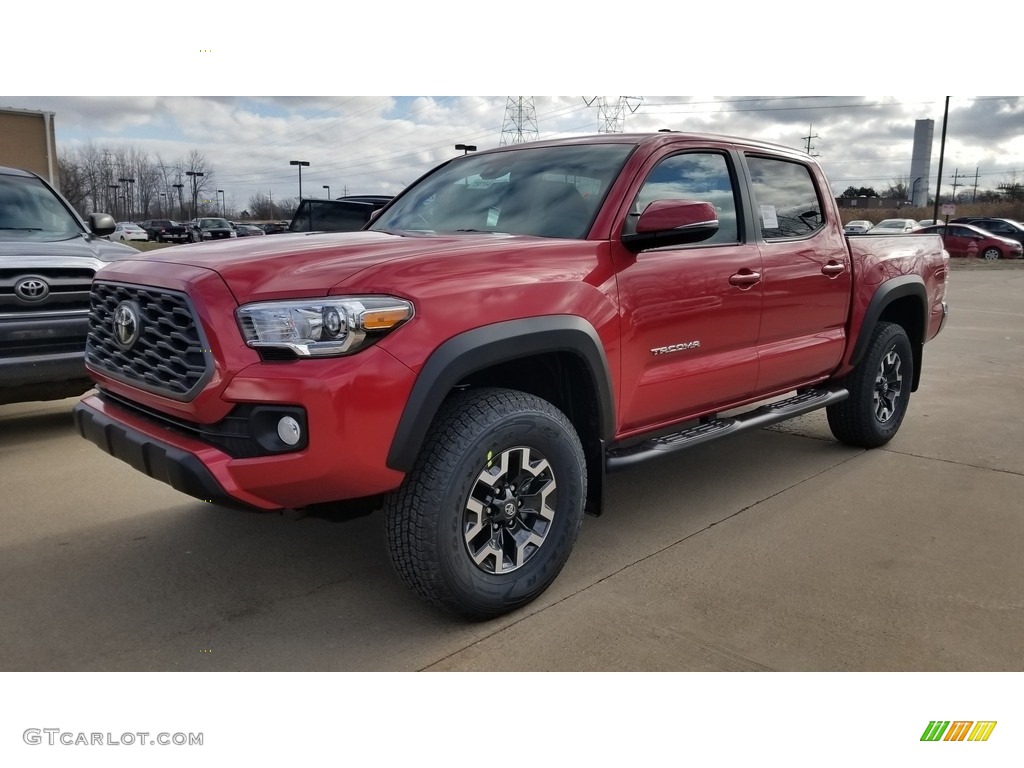 2020 Barcelona Red Metallic Toyota TRD Off Road Double Cab 4x4