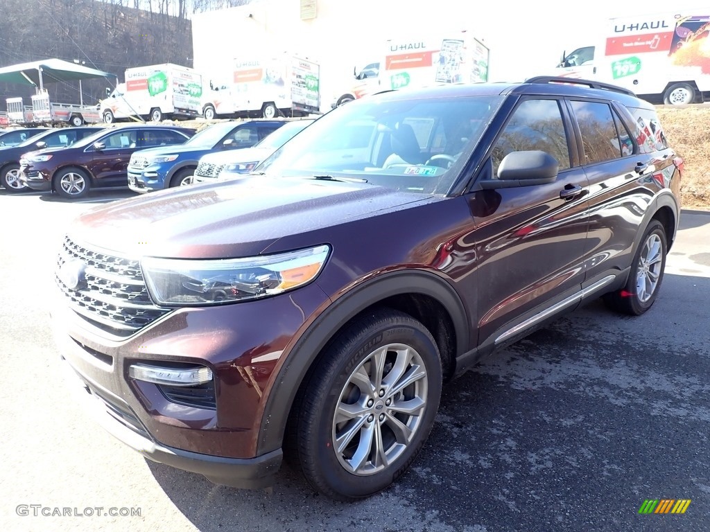 2020 Explorer XLT 4WD - Rich Copper Metallic / Ebony photo #4