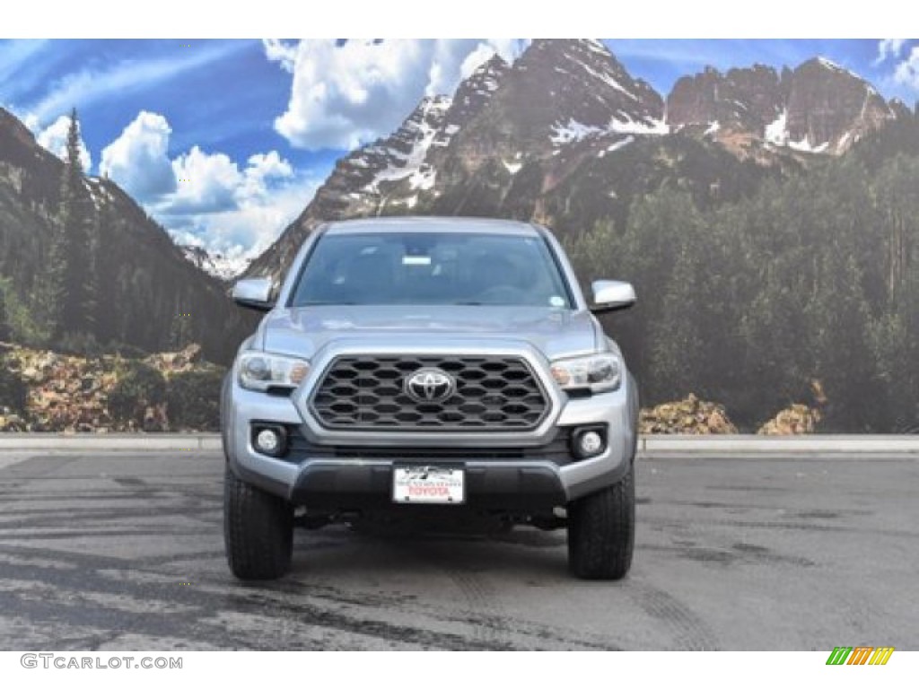 2020 Tacoma TRD Off Road Double Cab 4x4 - Silver Sky Metallic / Cement photo #2