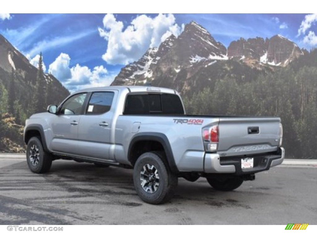 2020 Tacoma TRD Off Road Double Cab 4x4 - Silver Sky Metallic / Cement photo #3