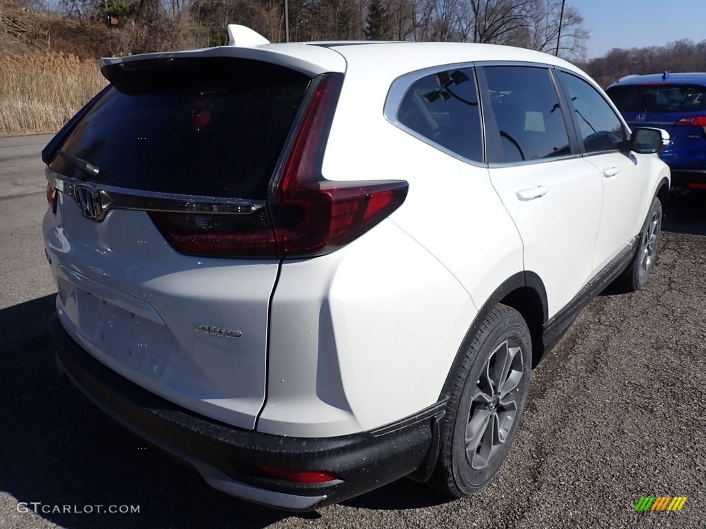 2020 CR-V EX-L AWD - Platinum White Pearl / Black photo #4