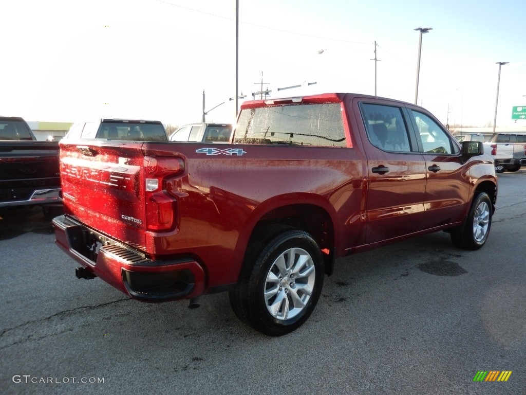 2020 Silverado 1500 Custom Crew Cab 4x4 - Cajun Red Tintcoat / Jet Black photo #4