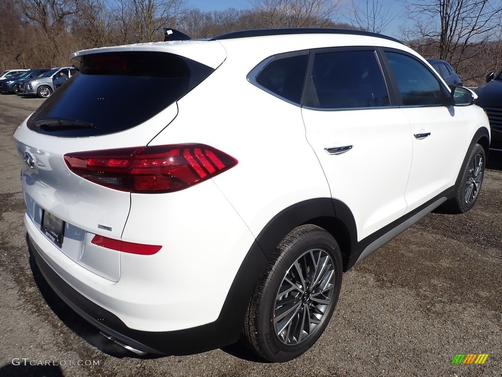 2020 Tucson Ultimate AWD - Cream White Pearl / Beige photo #2