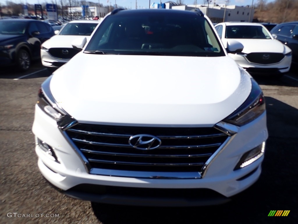2020 Tucson Ultimate AWD - Cream White Pearl / Beige photo #4