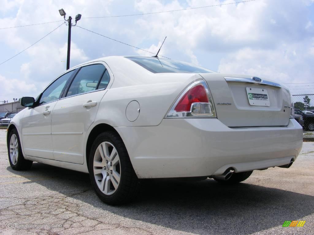 2008 Fusion SEL V6 - White Suede / Medium Light Stone photo #7