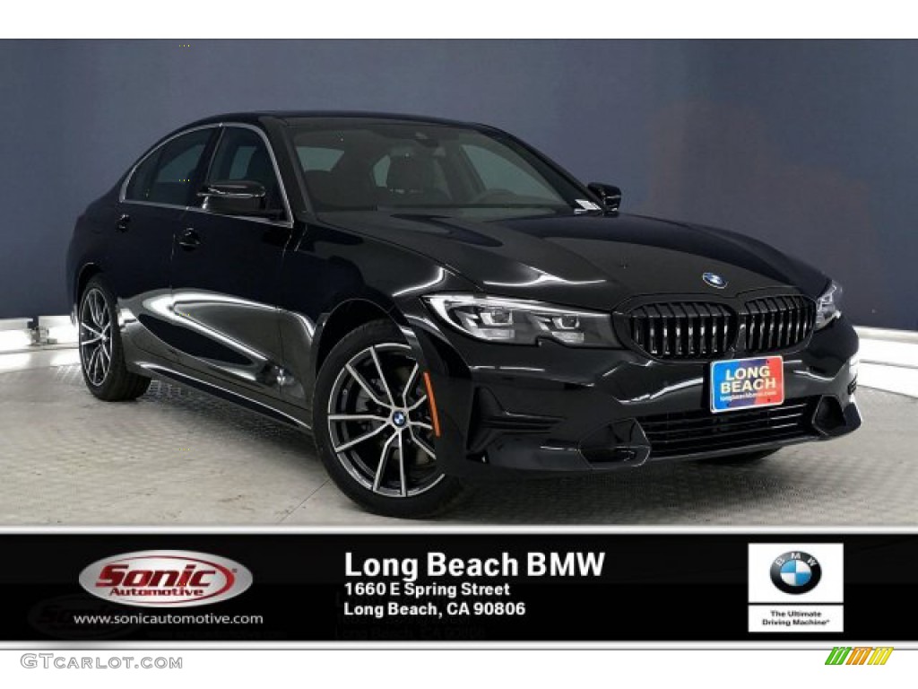 2020 3 Series 330i Sedan - Jet Black / Black photo #1