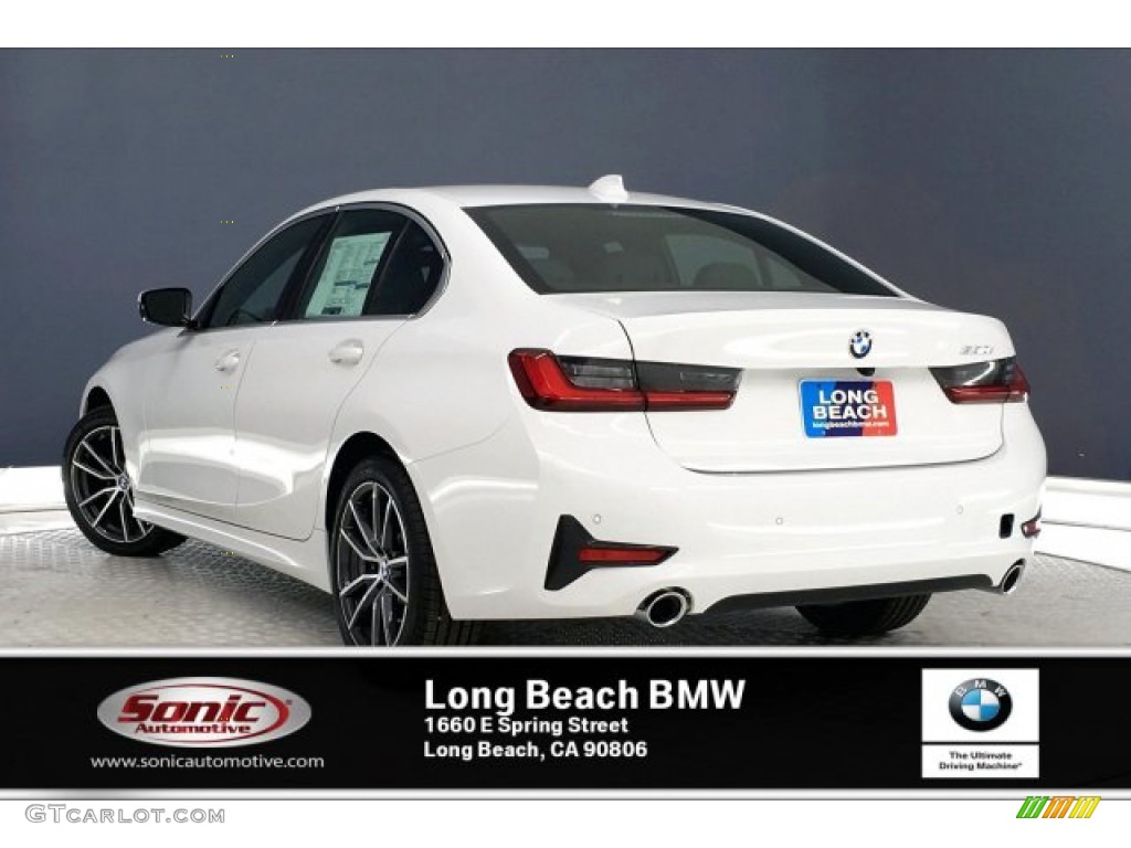 2020 3 Series 330i Sedan - Alpine White / Black photo #2