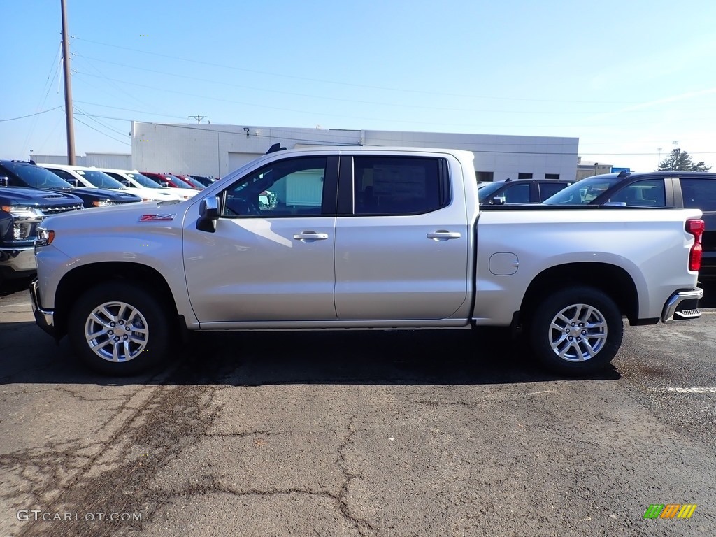 2020 Silverado 1500 LT Z71 Crew Cab 4x4 - Silver Ice Metallic / Jet Black photo #2