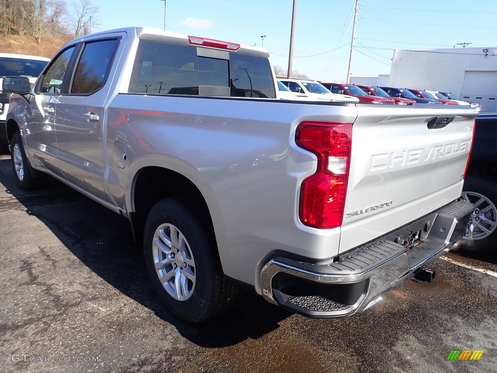 2020 Silverado 1500 LT Z71 Crew Cab 4x4 - Silver Ice Metallic / Jet Black photo #3