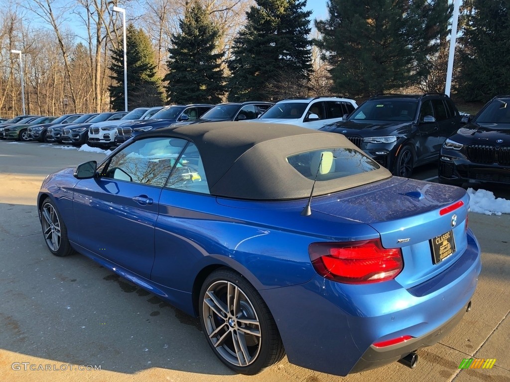 2020 2 Series M240i xDrive Convertible - Estoril Blue Metallic / Oyster photo #2