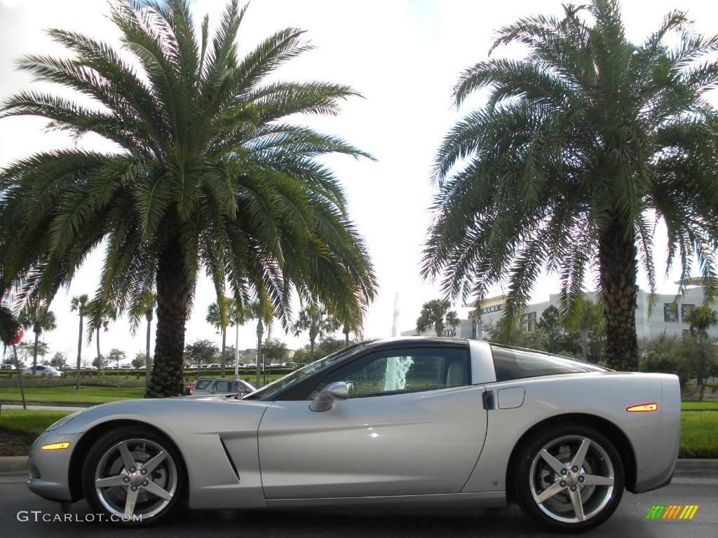 2006 Corvette Coupe - Machine Silver Metallic / Titanium Gray photo #1