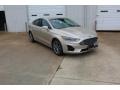 2019 White Gold Ford Fusion SEL  photo #2