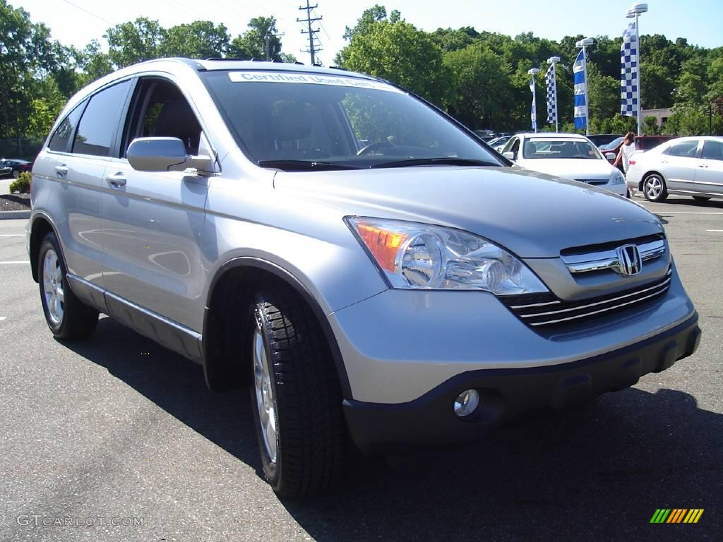 2007 CR-V EX-L 4WD - Whistler Silver Metallic / Gray photo #7