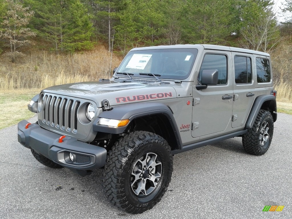 2020 Wrangler Unlimited Rubicon 4x4 - Sting-Gray / Black photo #2