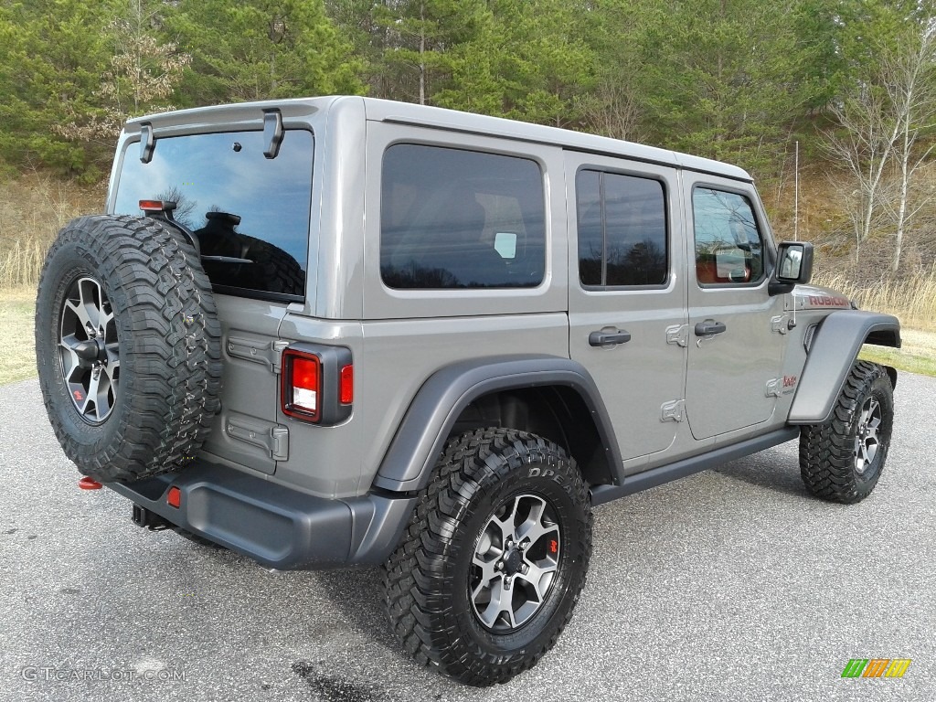 2020 Wrangler Unlimited Rubicon 4x4 - Sting-Gray / Black photo #6