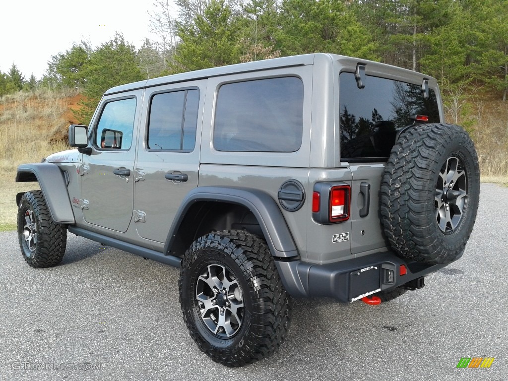 2020 Wrangler Unlimited Rubicon 4x4 - Sting-Gray / Black photo #8