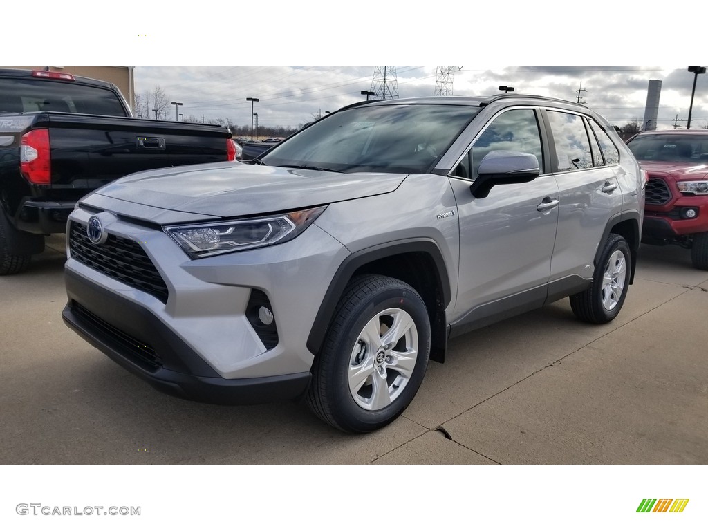 2020 RAV4 XLE AWD Hybrid - Silver Sky Metallic / Black photo #1