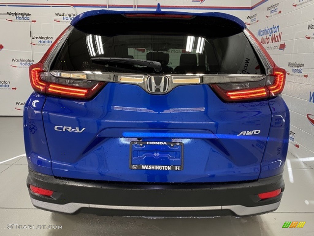 2020 CR-V EX AWD - Aegean Blue Metallic / Black photo #7