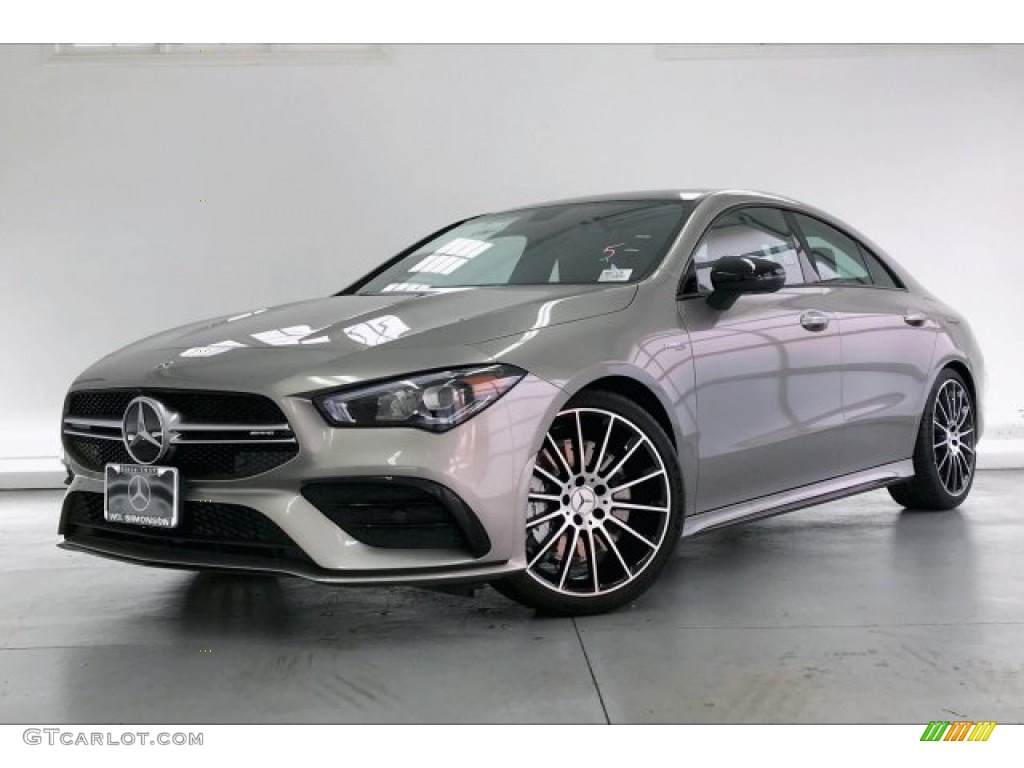 Mojave Silver Metallic 2020 Mercedes-Benz CLA AMG 35 Coupe Exterior Photo #137293199