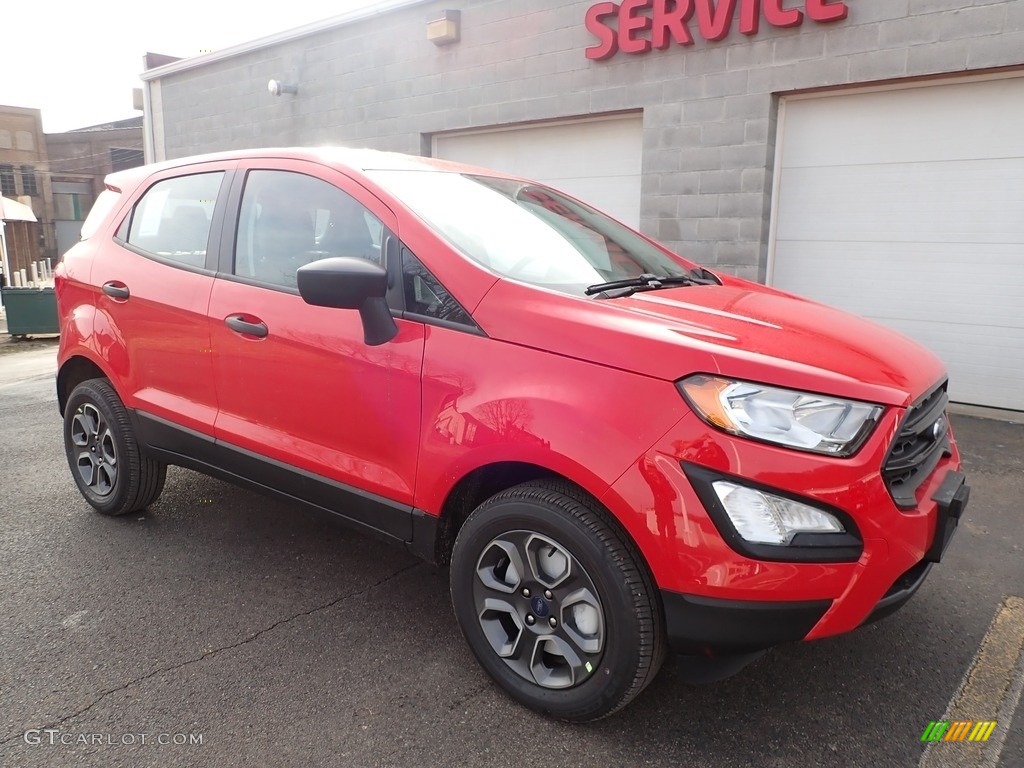 Race Red 2020 Ford EcoSport S 4WD Exterior Photo #137298396