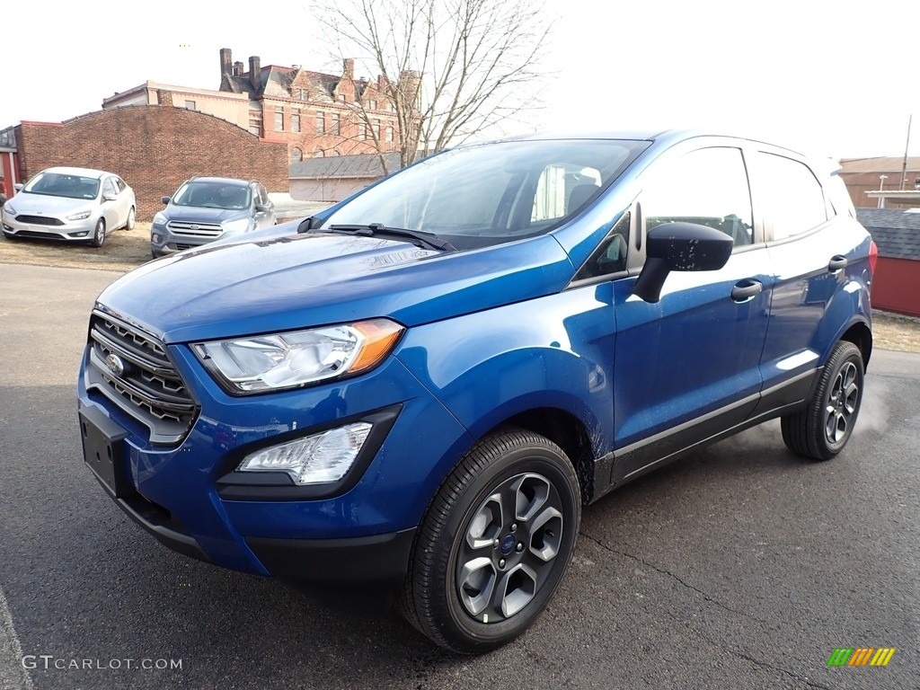 Lightning Blue Metallic 2020 Ford EcoSport S 4WD Exterior Photo #137298819