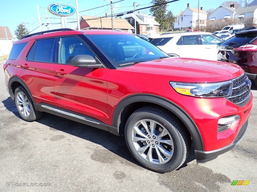 2020 Explorer XLT 4WD - Rapid Red Metallic / Ebony photo #8