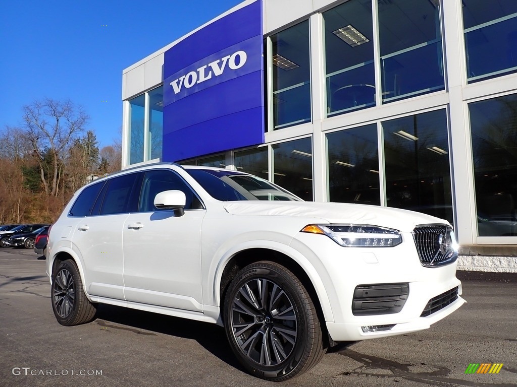 Crystal White Metallic 2020 Volvo XC90 T6 AWD Momentum Exterior Photo #137299509
