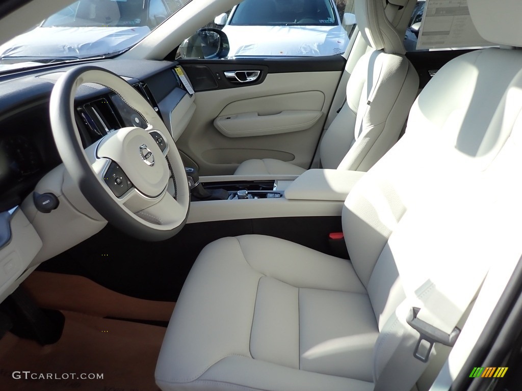 2020 XC60 T5 AWD Momentum - Pine Grey Metallic / Blonde photo #7