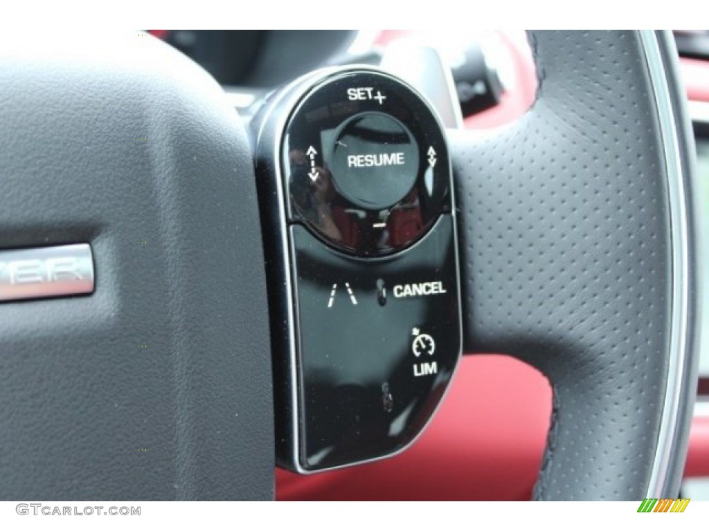 2020 Land Rover Range Rover Sport HSE Dynamic Ebony/Pimento Steering Wheel Photo #137302113
