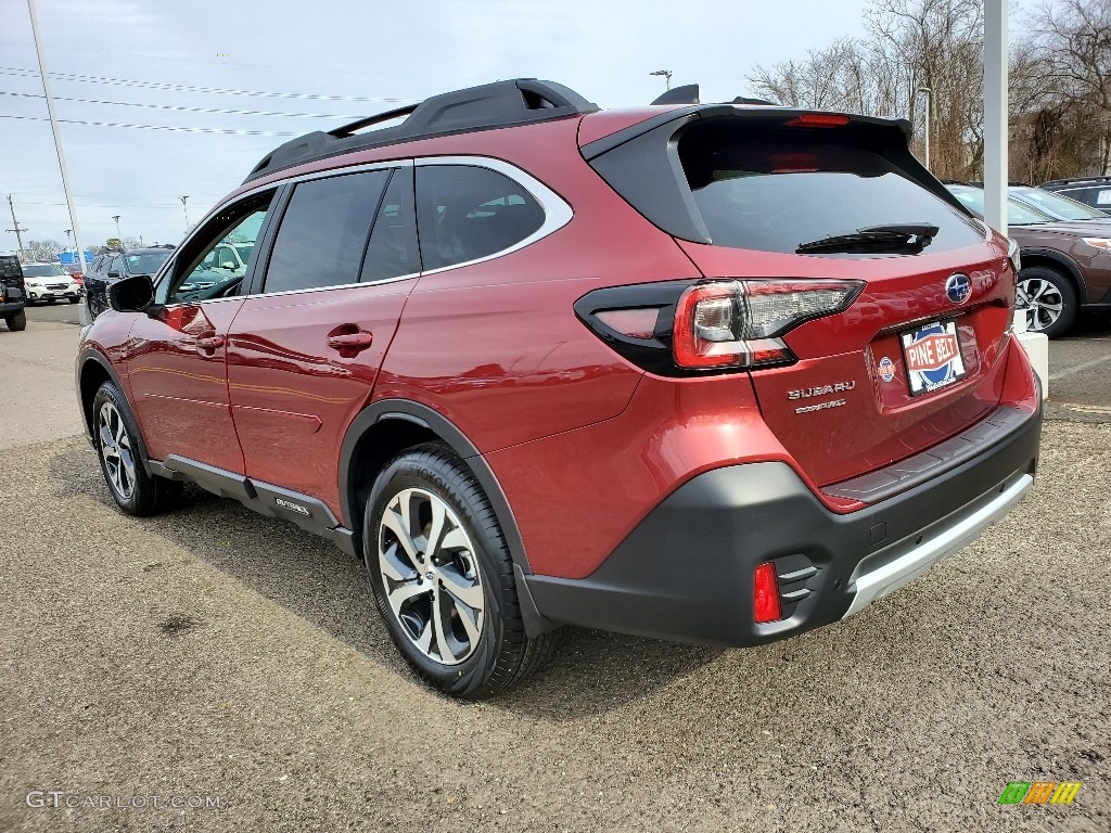 2020 Outback 2.5i Limited - Crimson Red Pearl / Slate Black photo #4