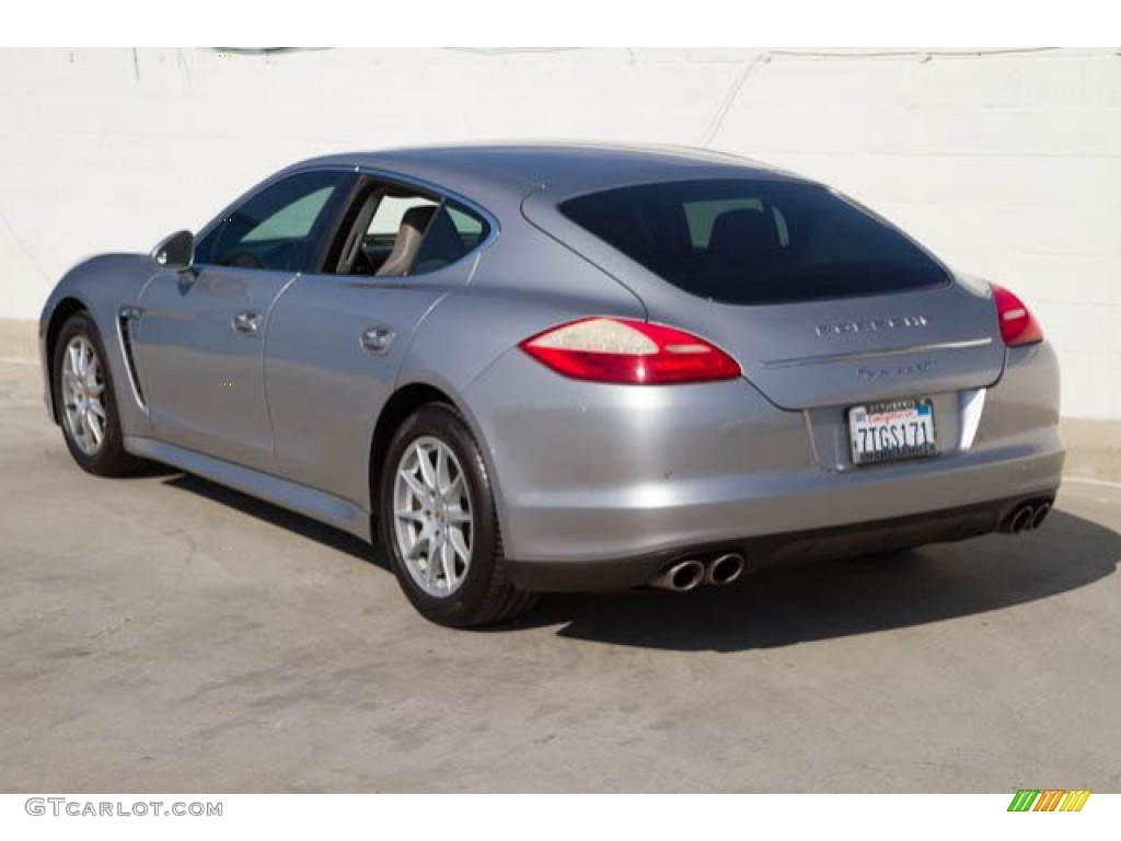 2010 Panamera 4S - Platinum Silver Metallic / Platinum Grey photo #2