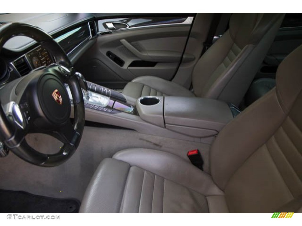 2010 Panamera 4S - Platinum Silver Metallic / Platinum Grey photo #3