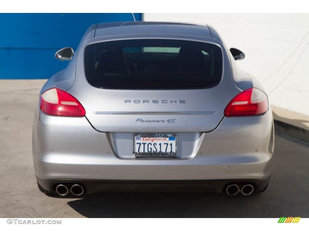 2010 Panamera 4S - Platinum Silver Metallic / Platinum Grey photo #9