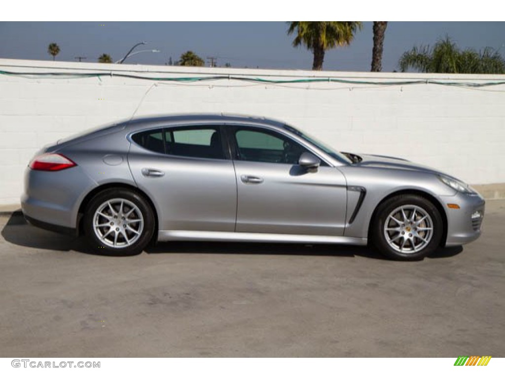 2010 Panamera 4S - Platinum Silver Metallic / Platinum Grey photo #12