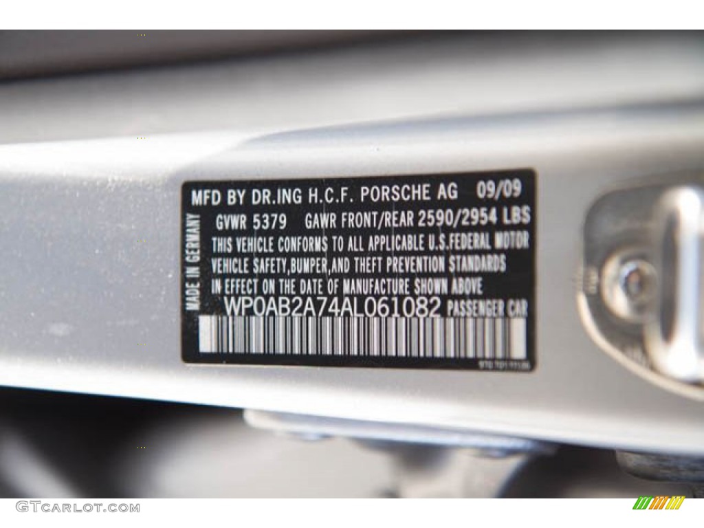 2010 Panamera 4S - Platinum Silver Metallic / Platinum Grey photo #37