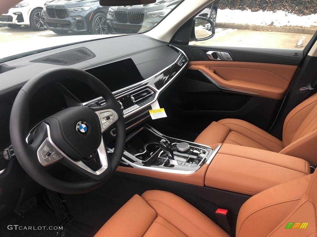 Cognac Interior 2020 BMW X7 xDrive40i Photo #137304621