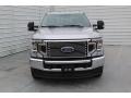 2020 Iconic Silver Ford F350 Super Duty XL Crew Cab 4x4  photo #3