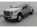 2020 Iconic Silver Ford F350 Super Duty XL Crew Cab 4x4  photo #4