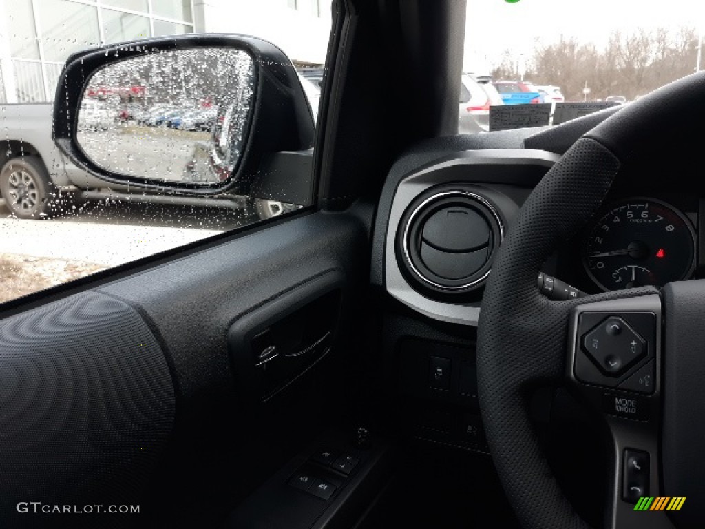 2020 Tacoma TRD Sport Access Cab 4x4 - Midnight Black Metallic / Cement photo #7