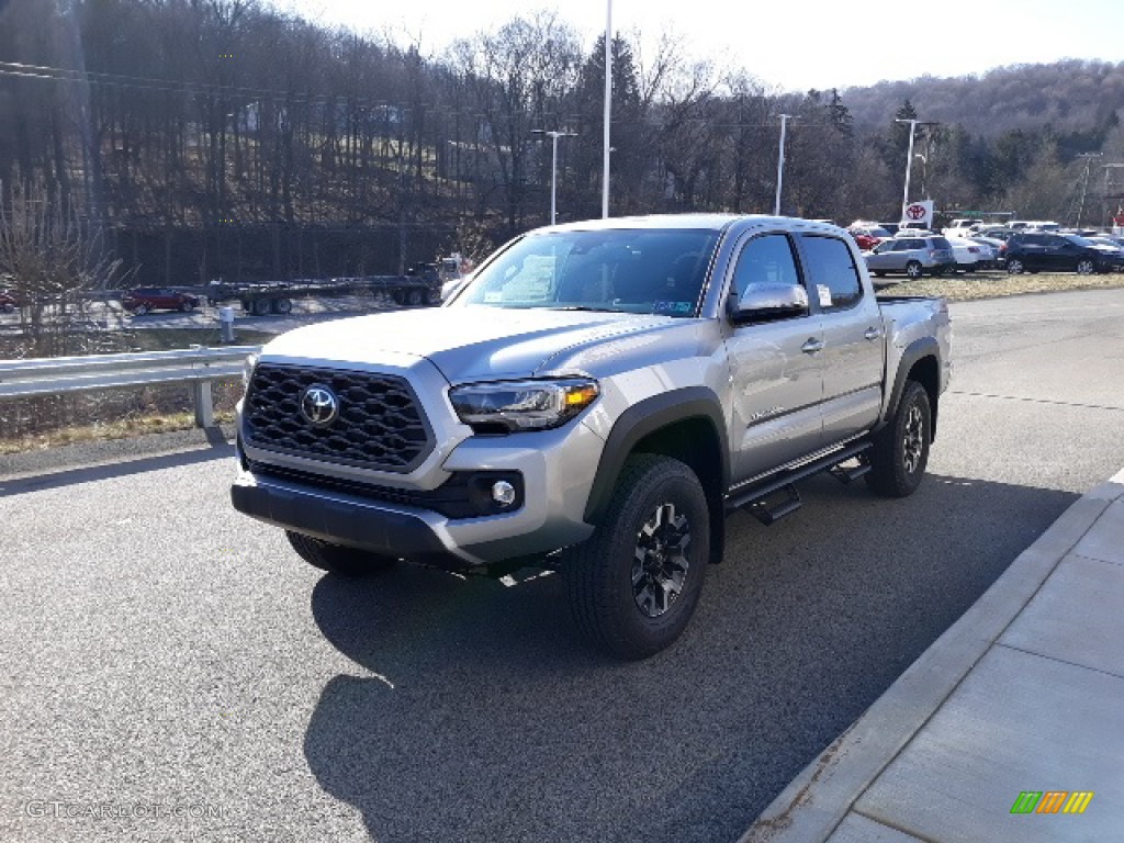 2020 Tacoma TRD Off Road Double Cab 4x4 - Silver Sky Metallic / TRD Cement/Black photo #34