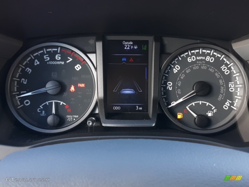 2020 Tacoma TRD Off Road Double Cab 4x4 - Silver Sky Metallic / TRD Cement/Black photo #42